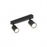 NOWOŚĆ 10790NEX BLACK 2XGU10 LAMPA SUFITOWA Tk Lighting