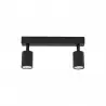 NOWOŚĆ 10790NEX BLACK 2XGU10 LAMPA SUFITOWA Tk Lighting