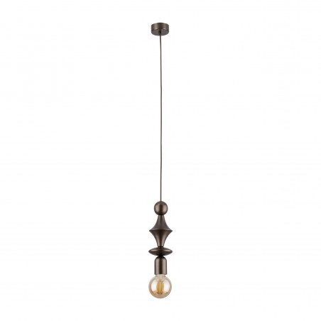 NOWOŚĆ 10703TOWER BROWN LAMPA WISZACA 1XE27 Tk Lighting