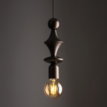 NOWOŚĆ 10703TOWER BROWN LAMPA WISZACA 1XE27 Tk Lighting