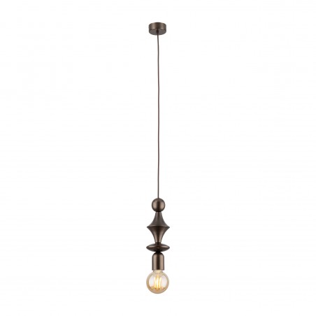 NOWOŚĆ 10703TOWER BROWN LAMPA WISZACA 1XE27 Tk Lighting