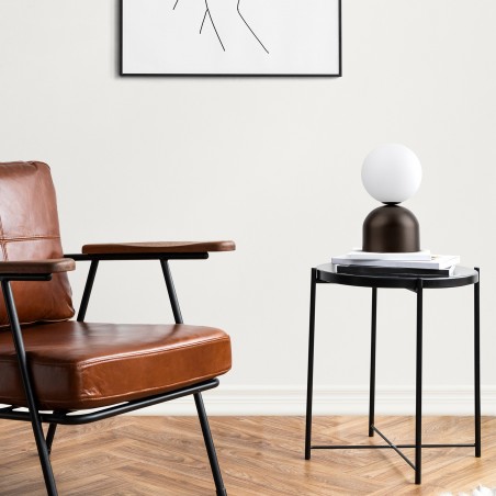 NOWOŚĆ 16043MIKI BROWN LAMPKA NOCNA 1 Tk Lighting