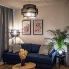 NOWOŚĆ 16044MIKI BLACK LAMPKA NOCNA 1 Tk Lighting