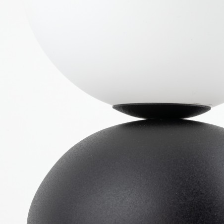 NOWOŚĆ 16044MIKI BLACK LAMPKA NOCNA 1 Tk Lighting
