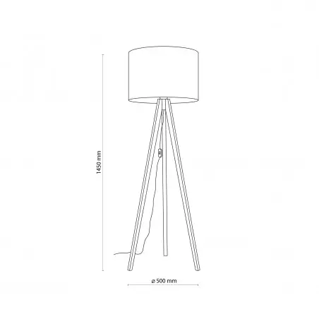 NOWOŚĆ 16018GRAND ORZECH LAMPA PODŁOGOWA Tk Lighting