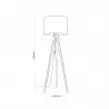 NOWOŚĆ 16018GRAND ORZECH LAMPA PODŁOGOWA Tk Lighting