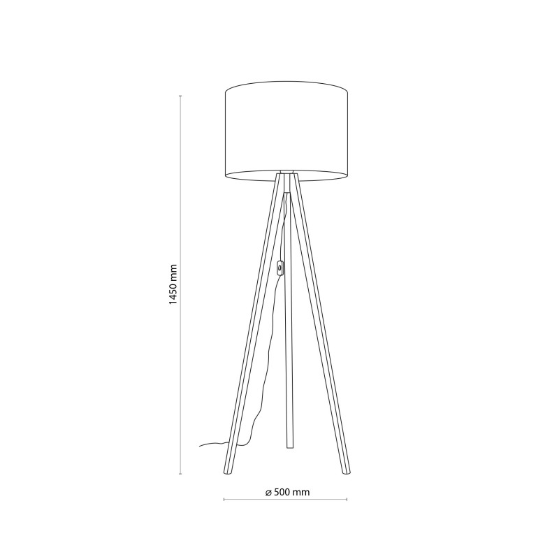 NOWOŚĆ 16019GRAND ORZECH LAMPA PODŁOGOWA Tk Lighting