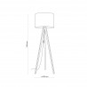 NOWOŚĆ 16019GRAND ORZECH LAMPA PODŁOGOWA Tk Lighting