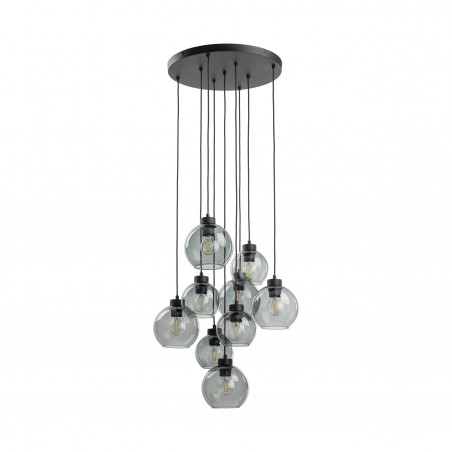 NOWOŚĆ 10208CUBUS GRAPHITE LAMPA WISZĄCA 9 KOŁO Tk Lighting