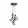 NOWOŚĆ 10208CUBUS GRAPHITE LAMPA WISZĄCA 9 KOŁO Tk Lighting