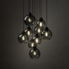 NOWOŚĆ 10208CUBUS GRAPHITE LAMPA WISZĄCA 9 KOŁO Tk Lighting