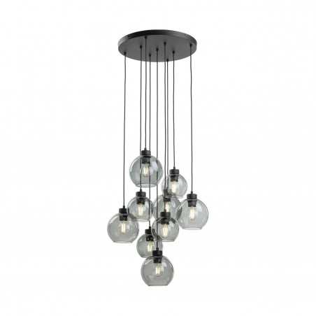 NOWOŚĆ 10208CUBUS GRAPHITE LAMPA WISZĄCA 9 KOŁO Tk Lighting