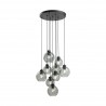NOWOŚĆ 10208CUBUS GRAPHITE LAMPA WISZĄCA 9 KOŁO Tk Lighting