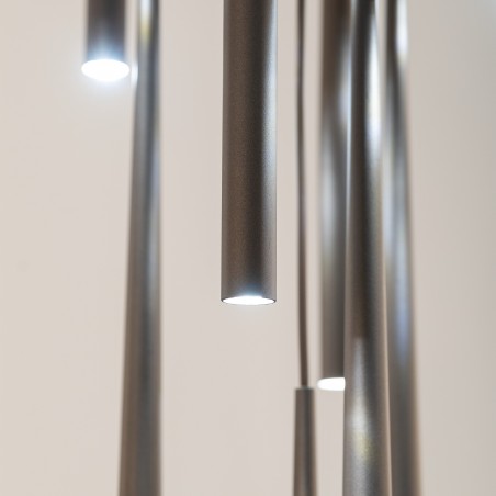 NOWOŚĆ 10110PIANO BROWN LAMPA WISZACA 10 Tk Lighting