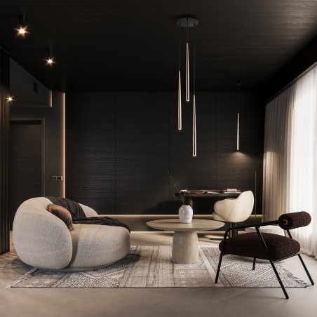 NOWOŚĆ 10117PIANO BLACK GOLD LAMPA WISZACA 3 Tk Lighting