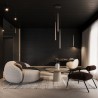 NOWOŚĆ 10117PIANO BLACK GOLD LAMPA WISZACA 3 Tk Lighting