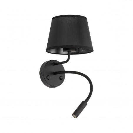 NOWOŚĆ 10203MAJA BLACK KINKIET  2 E27+ G9 + USB Tk Lighting