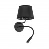 NOWOŚĆ 10203MAJA BLACK KINKIET  2 E27+ G9 + USB Tk Lighting