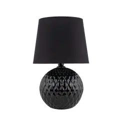 NOWOŚĆ 16047SANTANA BLACK LAMPKA NOCNA 1 Tk Lighting