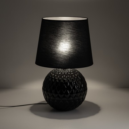 NOWOŚĆ 16047SANTANA BLACK LAMPKA NOCNA 1 Tk Lighting