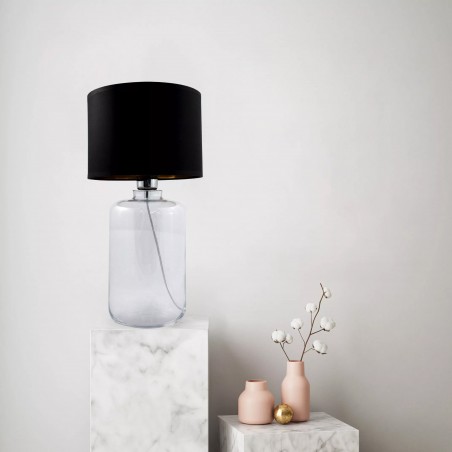 NOWOŚĆ 5502BKGO LAMPA STOŁOWA SAMASUN TRANSPARENT ZUMA LINE