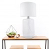 NOWOŚĆ 5506WH LAMPA STOŁOWA AMARSA TRANSPARENT ZUMA LINE