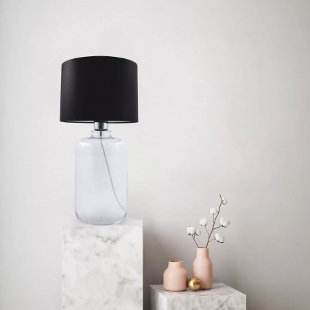 NOWOŚĆ 5501BK LAMPA STOŁOWA SAMASUN TRANSPARENT ZUMA LINE
