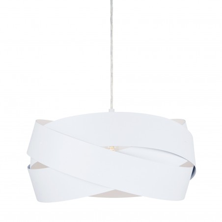 NOWOŚĆ 1113 LAMPA WISZĄCA TORNADO 40CM BIAŁA/WHITE ZUMA LINE