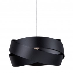 NOWOŚĆ 1114 LAMPA WISZĄCA TORNADO 40 CM CZARNA/BLACK ZUMA LINE
