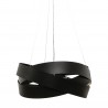NOWOŚĆ 1118 LAMPA WISZĄCA TORNADO 50 CM CZARNA/BLACK ZUMA LINE