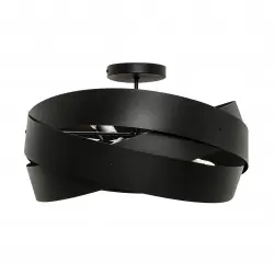 NOWOŚĆ 1116 LAMPA SUFITOWA TORNADO 50 CM CZARNA/BLACK ZUMA LINE