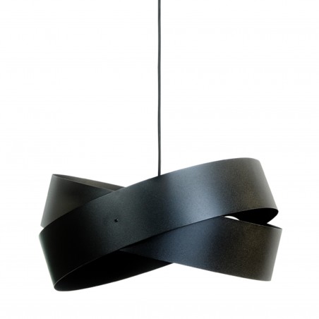 NOWOŚĆ 1142 LAMPA WISZĄCA TORNADO 50 CM CZARNA/BLACK ZUMA LINE