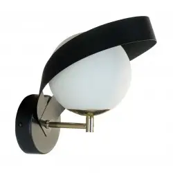 NOWOŚĆ 1140 KINKIET NELA CZARNO-ZŁOTY/BLACK-GOLD ZUMA LINE
