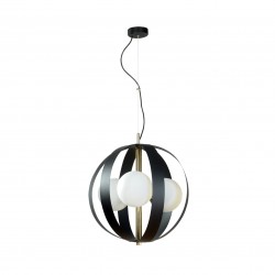 NOWOŚĆ 1137 LAMPA WISZĄCA NELA 40CM CZANRO-ZŁOTA/BLACK-GOLD ZUMA LINE