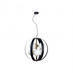 NOWOŚĆ 1138 LAMPA WISZĄCA NELA 50CM CZARNO-ZŁOTA/ BLACK-GOLD ZUMA LINE