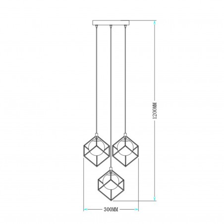 NOWOŚĆ RLD92179-3 SORANO LAMPA WISZĄCA ZUMA LINE