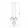 NOWOŚĆ RLD92179-3 SORANO LAMPA WISZĄCA ZUMA LINE