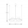 NOWOŚĆ 5011 ORBIT 5 PENDANT LAMP ZUMA LINE