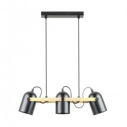 NOWOŚĆ A8163-3A FATI LAMPA WISZĄCA CZARNY MAT-ZŁOTY/MATT BLACK-GOLDEN ZUMA LINE