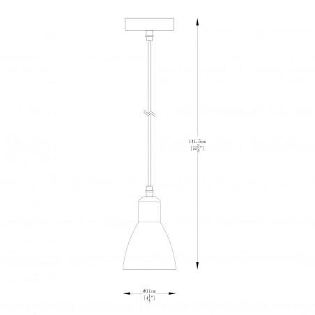 NOWOŚĆ A8102-1 MORA LAMPA WISZĄCA CZARNA/BLACK ZUMA LINE