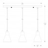 NOWOŚĆ A8102-3A MORA LAMPA WISZĄCA CZARNA/BLACK ZUMA LINE