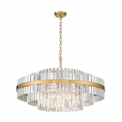 NOWOŚĆ P0567-16A-2GAC CONSTANTINOPLE LAMPA WISZĄCA ZŁOTA/GOLD ZUMA LINE