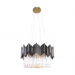 NOWOŚĆ 2200018M ROTTA LAMPA WISZĄCA CZARNO-ZŁOTA/BLACK-GOLD ZUMA LINE