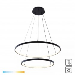 NOWOŚĆ 18140BK-2 BRENO LAMPA WISZĄCA CZARNA/BLACK ZUMA LINE
