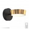 NOWOŚĆ MB7170-1-3BGT LARA KINKIET CZARNO-ZŁOTY/BLACK-GOLD ZUMA LINE