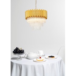 NOWOŚĆ 20149PM PRIMA LAMPA WISZĄCA ZŁOTA/GOLD ZUMA LINE