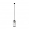 NOWOŚĆ P0528-01F-P7AC SERGIO LAMPA WISZĄCA CZARNA/BLACK ZUMA LINE