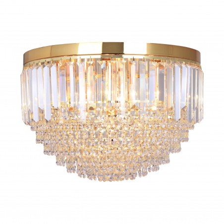 NOWOŚĆ FC19003/7 CHARLOTTE LAMPA SUFITOWA ZŁOTA/GOLD ZUMA LINE