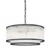 NOWOŚĆ P0528-06H-P7AC SERGIO LAMPA WISZĄCA CZARNA/BLACK ZUMA LINE