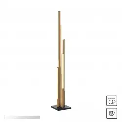 NOWOŚĆ ML4980-5-3BMT ELIOT LAMPA PODŁOGOWA CZARNA-DREWNO/BLACK-WOOD ZUMA LINE